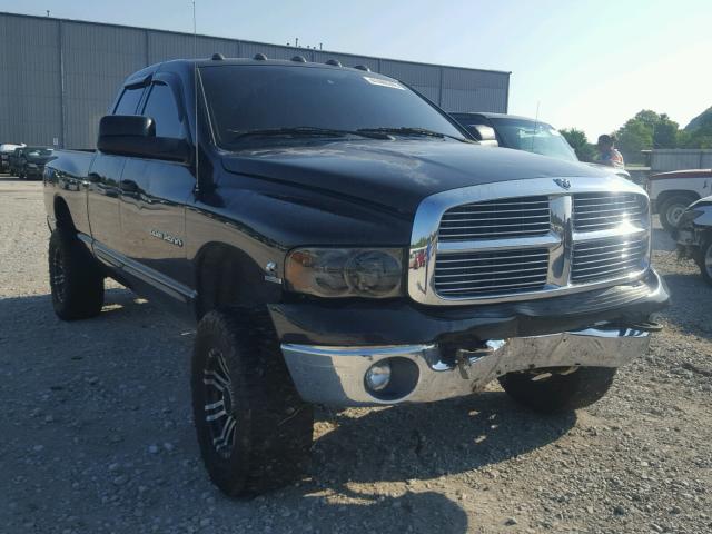 3D7KU28C03G774990 - 2003 DODGE RAM 2500 S BLACK photo 1
