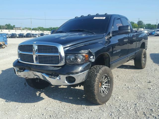 3D7KU28C03G774990 - 2003 DODGE RAM 2500 S BLACK photo 2