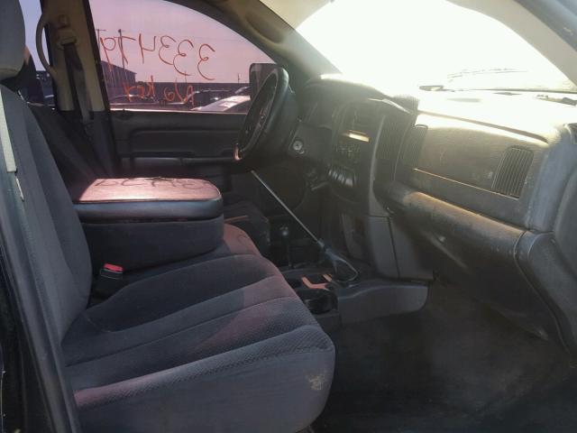 3D7KU28C03G774990 - 2003 DODGE RAM 2500 S BLACK photo 5