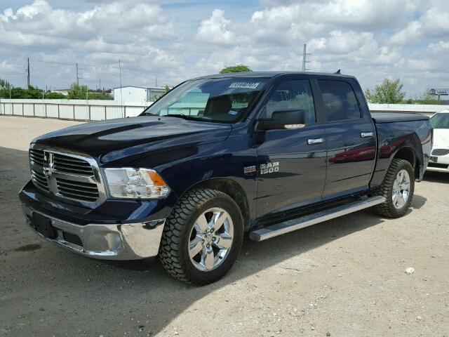 1C6RR6LT9FS714493 - 2015 RAM 1500 SLT BLUE photo 2