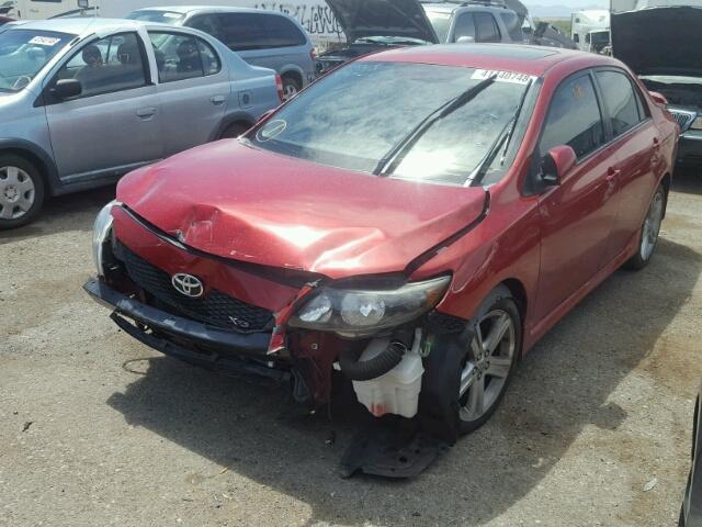 1NXBE40E49Z109737 - 2009 TOYOTA COROLLA XR 红色 照片 2