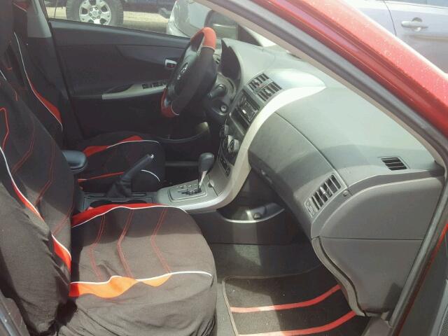 1NXBE40E49Z109737 - 2009 TOYOTA COROLLA XR 红色 照片 5