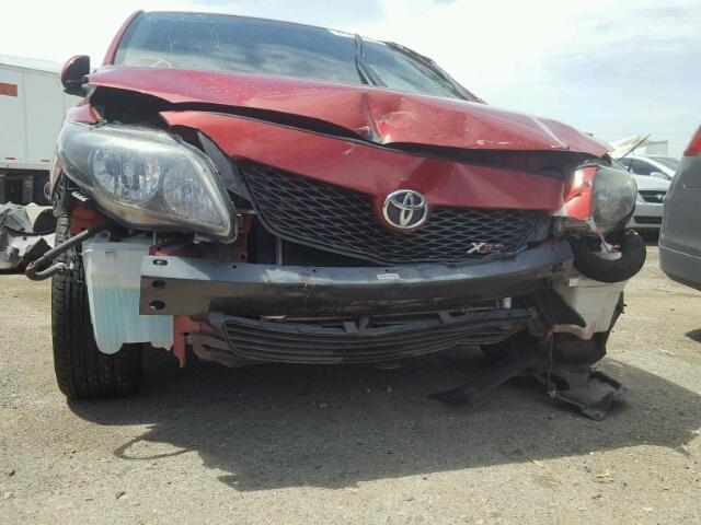 1NXBE40E49Z109737 - 2009 TOYOTA COROLLA XR 红色 照片 9