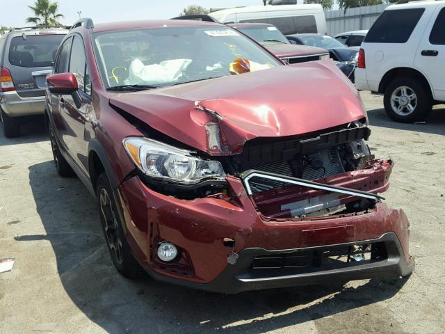 JF2GPAKC8H8214563 - 2017 SUBARU CROSSTREK MAROON photo 1