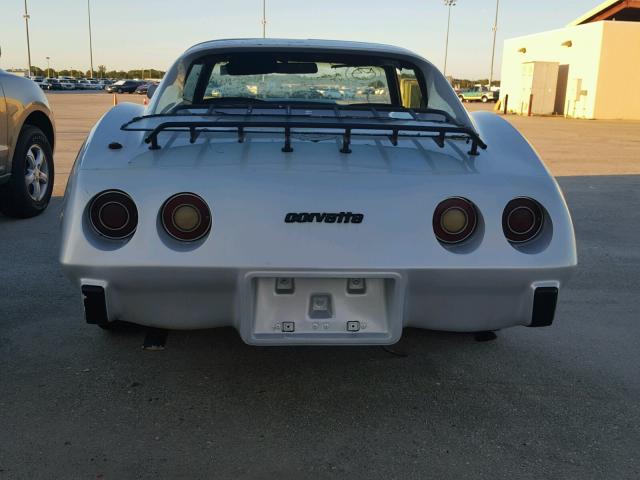 1Z37L6S446547 - 1976 CHEVROLET CORVETTE SILVER photo 6