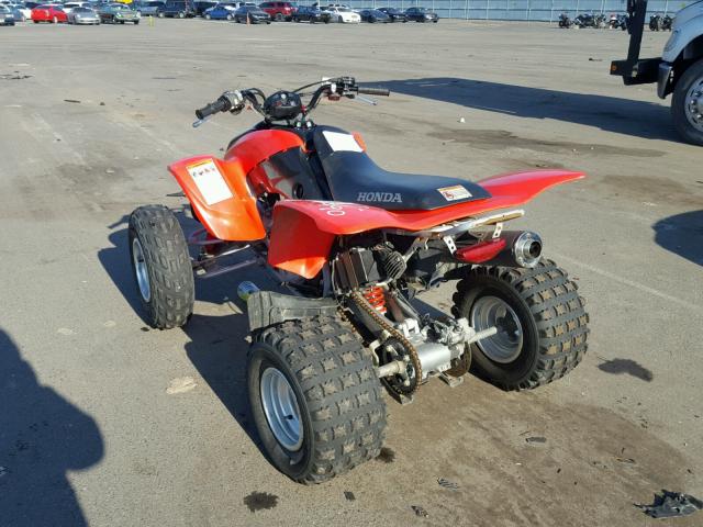 1HFTE230874712514 - 2007 HONDA TRX400 EX RED photo 3