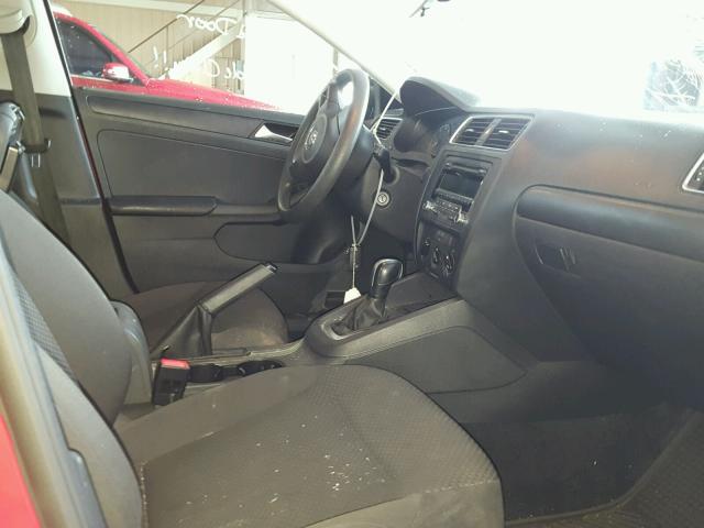 3VW2K7AJ3DM297445 - 2013 VOLKSWAGEN JETTA BASE Կարմիր լուսանկար 5