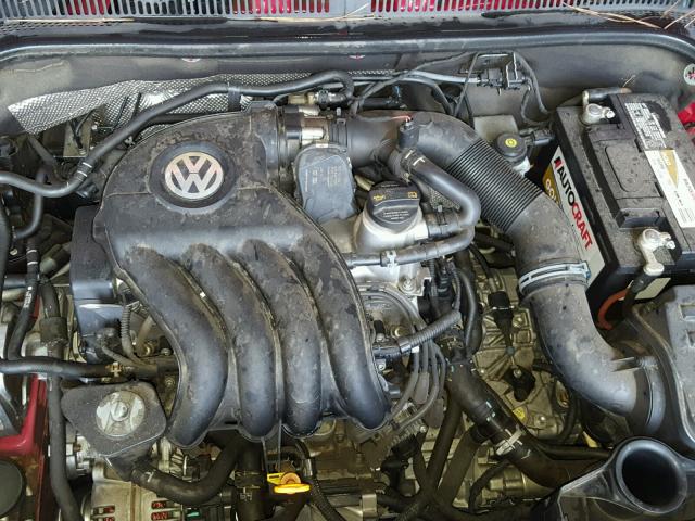3VW2K7AJ3DM297445 - 2013 VOLKSWAGEN JETTA BASE Կարմիր լուսանկար 7