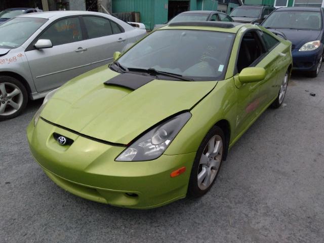 JTDDY32T410036908 - 2001 TOYOTA CELICA GT- GREEN photo 2