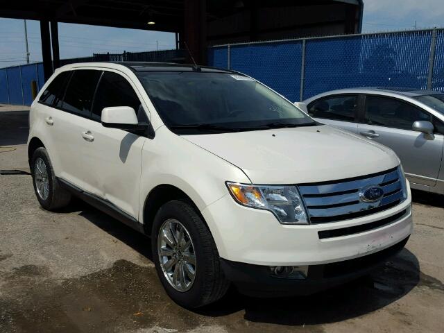 2FMDK38CX8BB34189 - 2008 FORD EDGE SEL WHITE photo 1