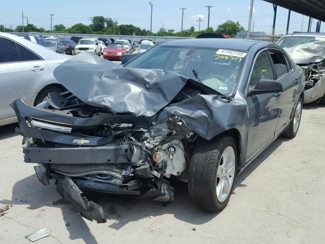 1G1ZG57B794208303 - 2009 CHEVROLET MALIBU LS ნაცრისფერი ფოტო 2