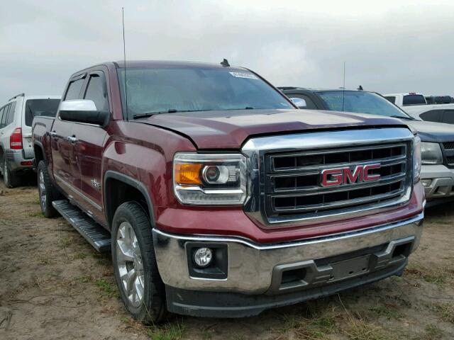 3GTP1VEC8EG478102 - 2014 GMC SIERRA MAROON photo 1