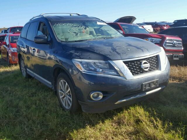 5N1AR2MN7FC710575 - 2015 NISSAN PATHFINDER GRAY photo 1