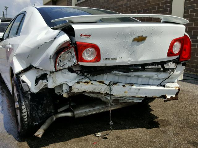 1G1ZC5E19BF391526 - 2011 CHEVROLET MALIBU 1LT თეთრი ფოტო 9