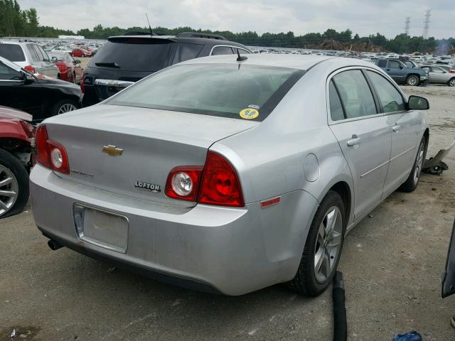 1G1ZC5EB0A4140039 - 2010 CHEVROLET MALIBU 1LT 银色 照片 4