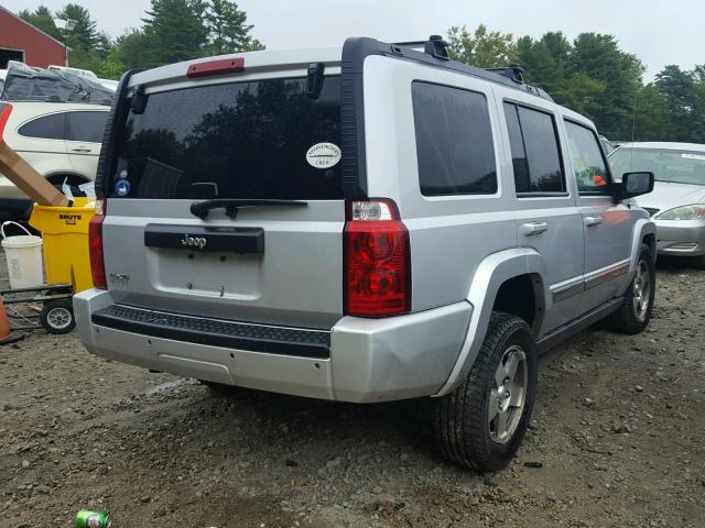 1J4RG4GK7AC156662 - 2010 JEEP COMMANDER SILVER photo 4