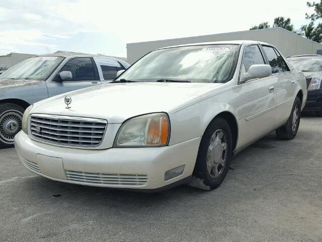 1G6KD54Y32U128287 - 2002 CADILLAC DEVILLE WHITE photo 2