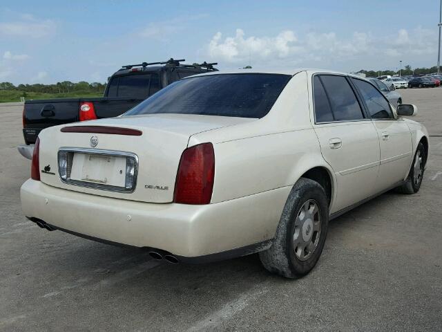 1G6KD54Y32U128287 - 2002 CADILLAC DEVILLE WHITE photo 4