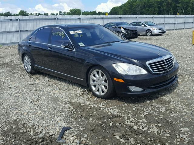 WDDNG86XX7A124503 - 2007 MERCEDES-BENZ S 550 4MAT BLACK photo 1