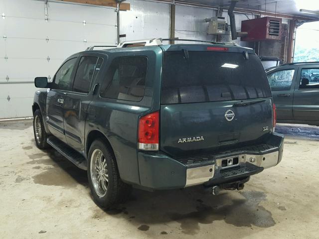 5N1AA08B95N740577 - 2005 NISSAN ARMADA SE TEAL photo 3