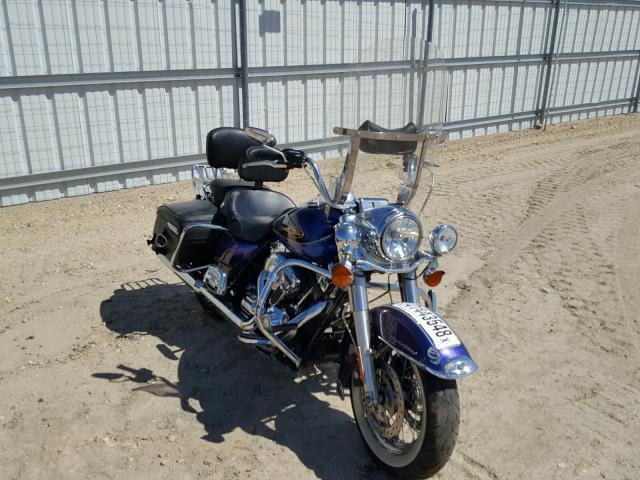 1HD1FR4119Y636112 - 2009 HARLEY-DAVIDSON FLHRC BLUE photo 1