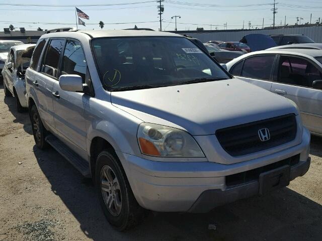 2HKYF18663H559219 - 2003 HONDA PILOT SILVER photo 1