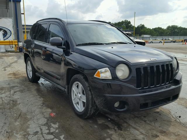 1J8FT47098D649565 - 2008 JEEP COMPASS SP BLACK photo 1