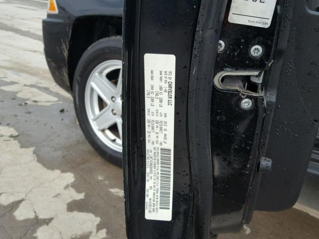 1J8FT47098D649565 - 2008 JEEP COMPASS SP BLACK photo 10