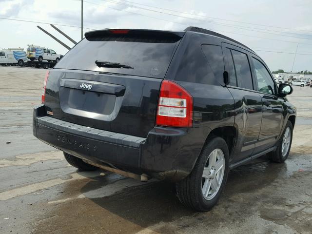 1J8FT47098D649565 - 2008 JEEP COMPASS SP BLACK photo 4