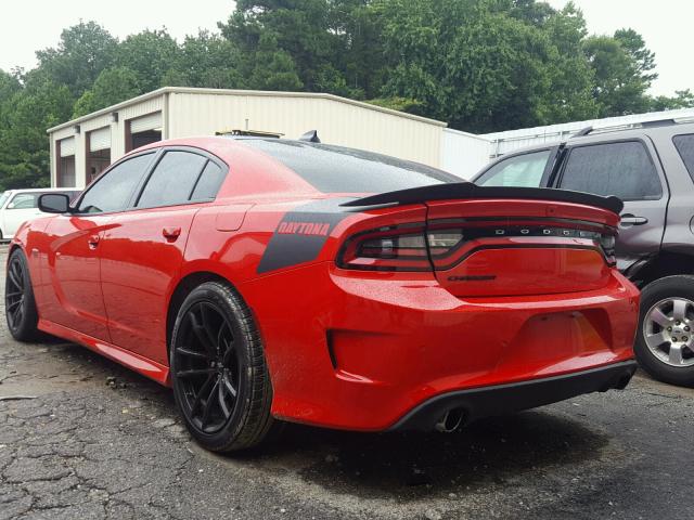 2C3CDXGJ4JH129272 - 2018 DODGE CHARGER R/ RED photo 3