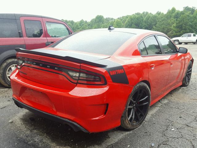 2C3CDXGJ4JH129272 - 2018 DODGE CHARGER R/ RED photo 4