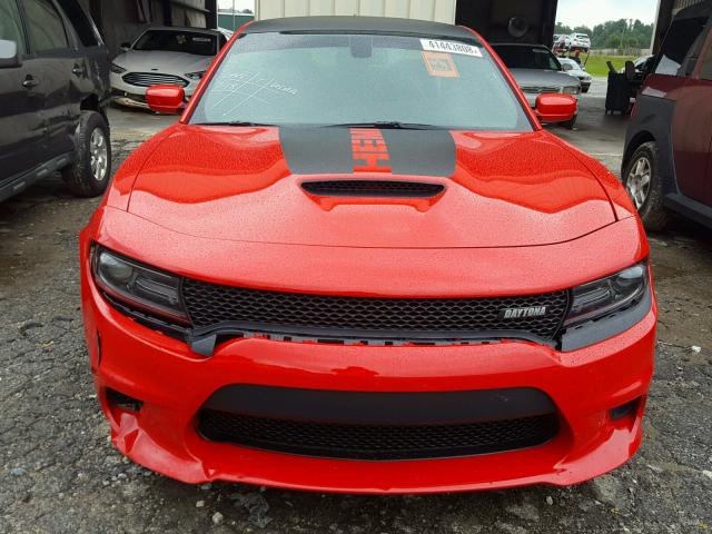 2C3CDXGJ4JH129272 - 2018 DODGE CHARGER R/ RED photo 9