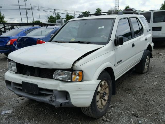 4S6DM58W3Y4403876 - 2000 HONDA PASSPORT E WHITE photo 2