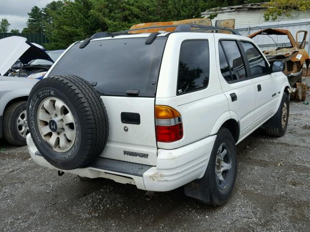 4S6DM58W3Y4403876 - 2000 HONDA PASSPORT E WHITE photo 4