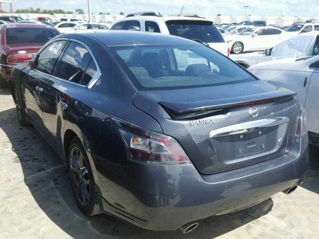 1N4AA5AP7CC866510 - 2012 NISSAN MAXIMA GRAY photo 3