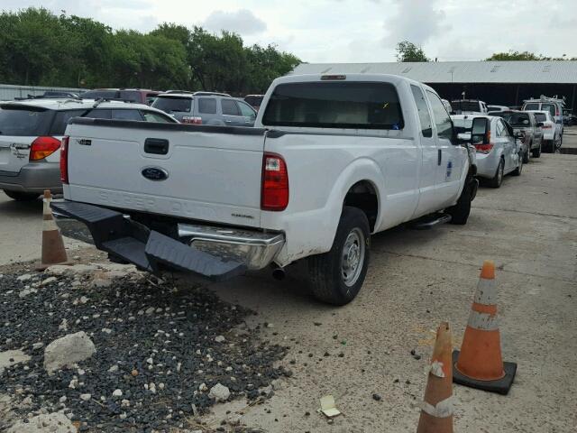 1FT7X2A65EEB06379 - 2014 FORD F250 SUPER WHITE photo 4