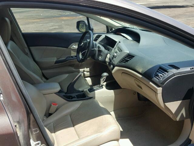 2HGFB2F95CH514188 - 2012 HONDA CIVIC EXL 灰色 照片 5