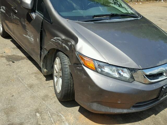 2HGFB2F95CH514188 - 2012 HONDA CIVIC EXL 灰色 照片 9