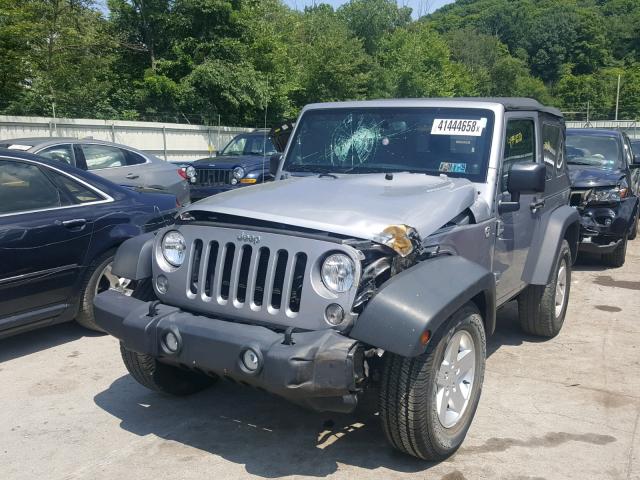 1C4AJWAG3EL289557 - 2014 JEEP WRANGLER S Gümüş foto 2