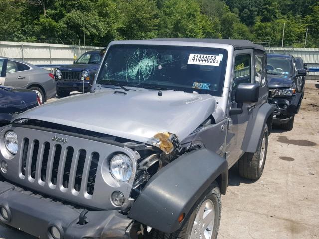 1C4AJWAG3EL289557 - 2014 JEEP WRANGLER S Gümüş foto 9