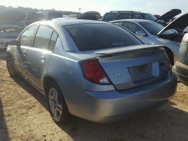 1G8AL52F03Z204074 - 2003 SATURN ION LEVEL SILVER photo 3