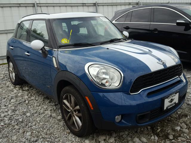 WMWZC5C54CWM11614 - 2012 MINI COOPER S C BLUE photo 1