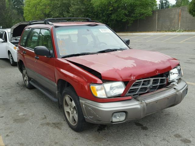 JF1SF6550XH703761 - 1999 SUBARU FORESTER S RED photo 1