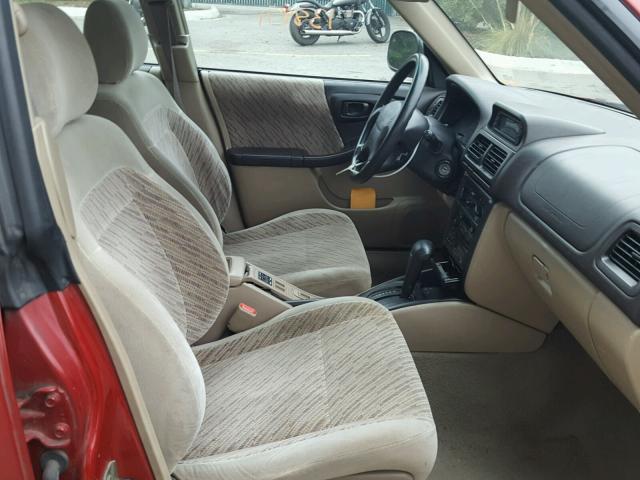 JF1SF6550XH703761 - 1999 SUBARU FORESTER S RED photo 5