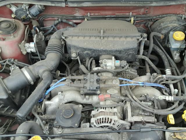 JF1SF6550XH703761 - 1999 SUBARU FORESTER S RED photo 7