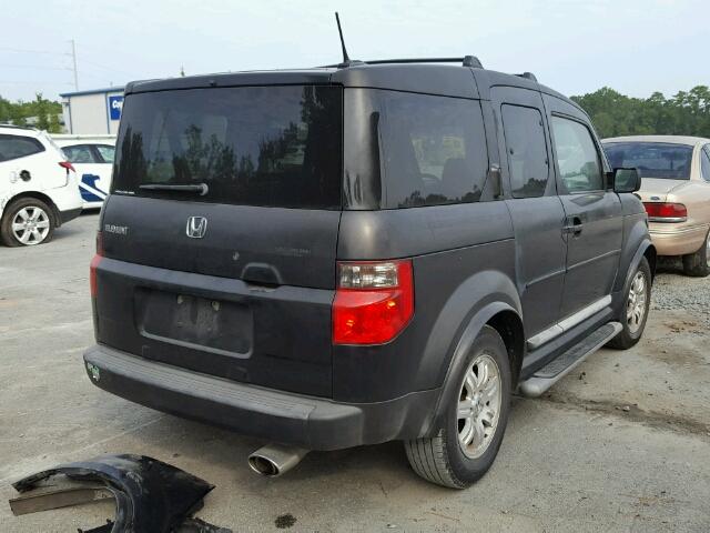 5J6YH28706L023630 - 2006 HONDA ELEMENT BLACK photo 4