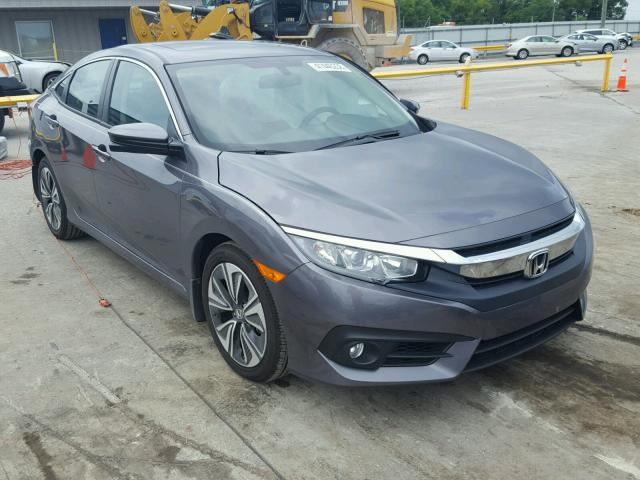 19XFC1F76JE001822 - 2018 HONDA CIVIC EXL 灰色 照片 1