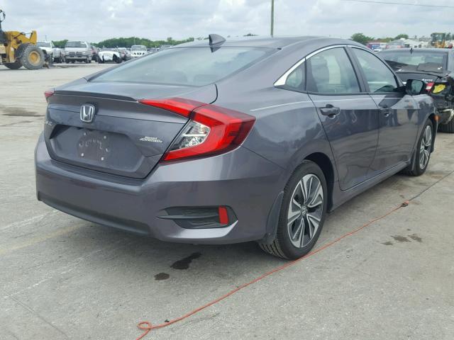 19XFC1F76JE001822 - 2018 HONDA CIVIC EXL 灰色 照片 4