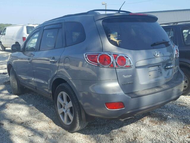 5NMSH13E09H252097 - 2009 HYUNDAI SANTA FE S GRAY photo 3