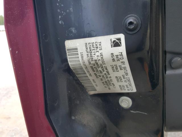 1G8AZ52F75Z181782 - 2005 SATURN ION LEVEL RED photo 10